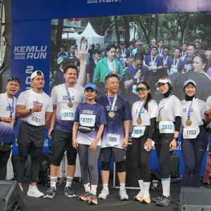 Race photo from KEMLU RUN 2026