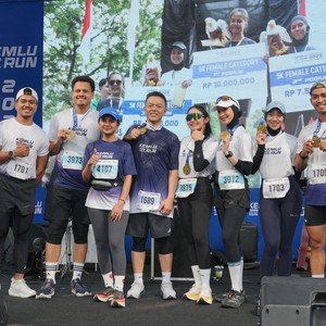 Race photo from KEMLU RUN 2026