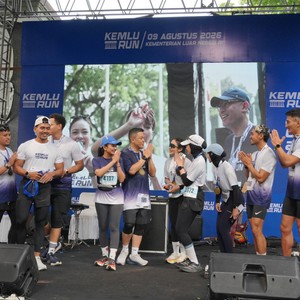 Race photo from KEMLU RUN 2026