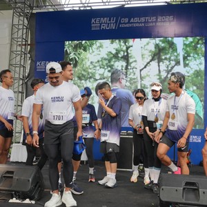Race photo from KEMLU RUN 2026