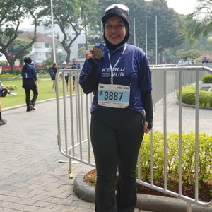 Race photo from KEMLU RUN 2026