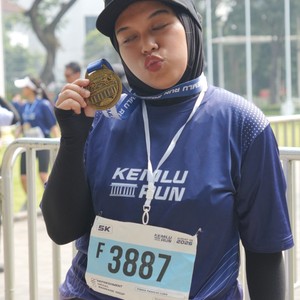 Race photo from KEMLU RUN 2026