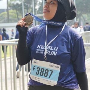 Race photo from KEMLU RUN 2026