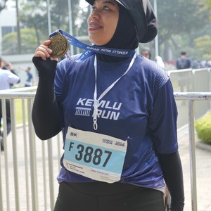 Race photo from KEMLU RUN 2026