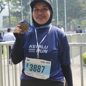 Race photo from KEMLU RUN 2026