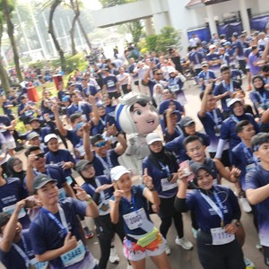 Race photo from KEMLU RUN 2026