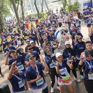Race photo from KEMLU RUN 2026