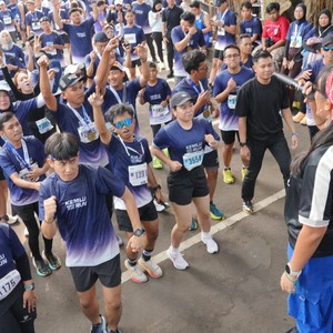 Race photo from KEMLU RUN 2026