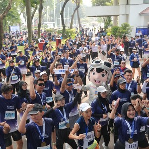 Race photo from KEMLU RUN 2026