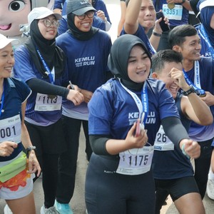Race photo from KEMLU RUN 2026