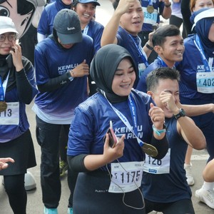 Race photo from KEMLU RUN 2026