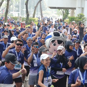Race photo from KEMLU RUN 2026