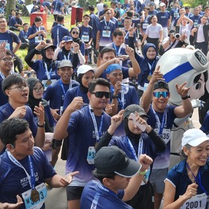 Race photo from KEMLU RUN 2026