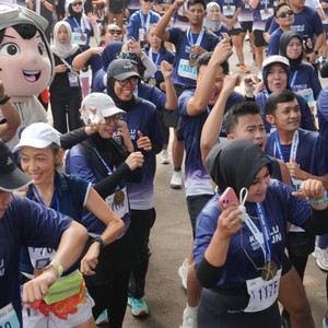 Race photo from KEMLU RUN 2026
