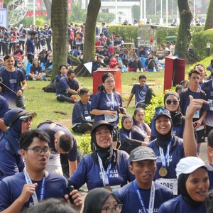 Race photo from KEMLU RUN 2026