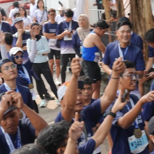 Race photo from KEMLU RUN 2026