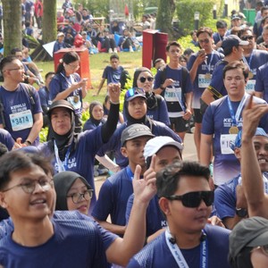 Race photo from KEMLU RUN 2026