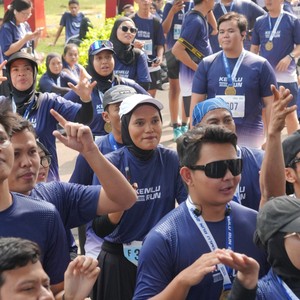 Race photo from KEMLU RUN 2026