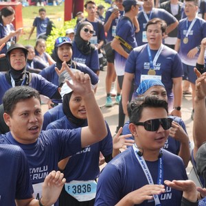 Race photo from KEMLU RUN 2026