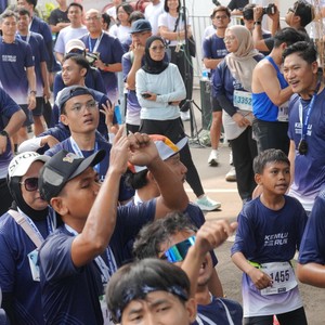 Race photo from KEMLU RUN 2026