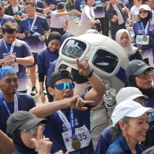 Race photo from KEMLU RUN 2026