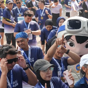 Race photo from KEMLU RUN 2026