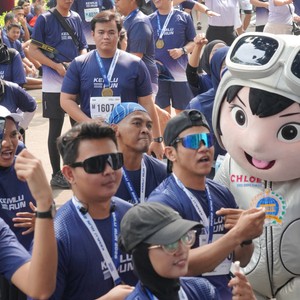 Race photo from KEMLU RUN 2026