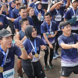 Race photo from KEMLU RUN 2026