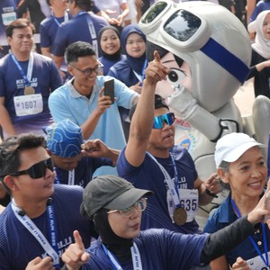 Race photo from KEMLU RUN 2026