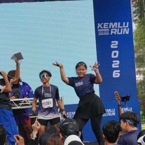 Race photo from KEMLU RUN 2026