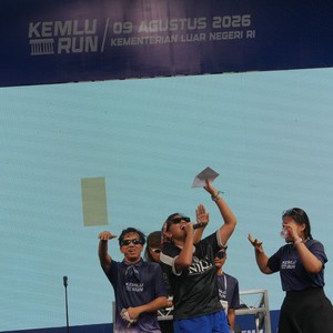 Race photo from KEMLU RUN 2026