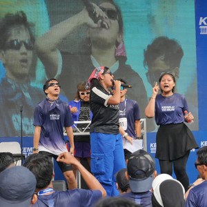 Race photo from KEMLU RUN 2026