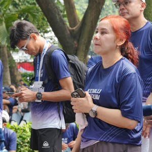 Race photo from KEMLU RUN 2026