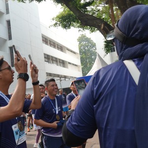 Race photo from KEMLU RUN 2026