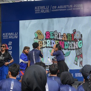 Race photo from KEMLU RUN 2026
