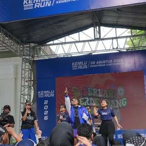 Race photo from KEMLU RUN 2026