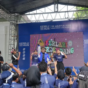 Race photo from KEMLU RUN 2026