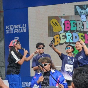 Race photo from KEMLU RUN 2026