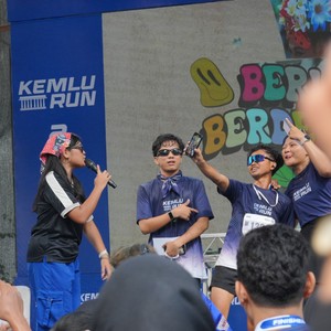 Race photo from KEMLU RUN 2026