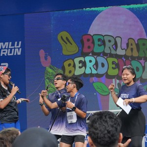 Race photo from KEMLU RUN 2026