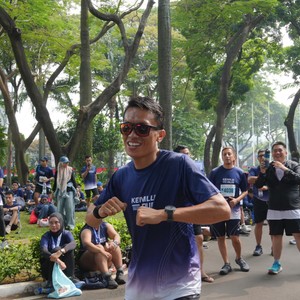 Race photo from KEMLU RUN 2026