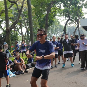 Race photo from KEMLU RUN 2026