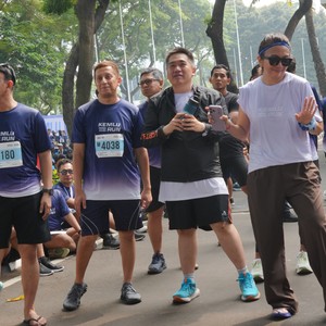 Race photo from KEMLU RUN 2026