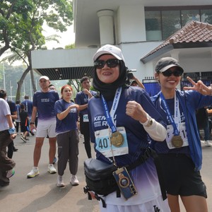 Race photo from KEMLU RUN 2026