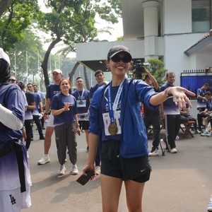 Race photo from KEMLU RUN 2026