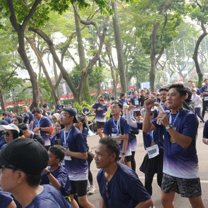 Race photo from KEMLU RUN 2026