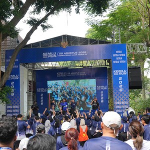Race photo from KEMLU RUN 2026