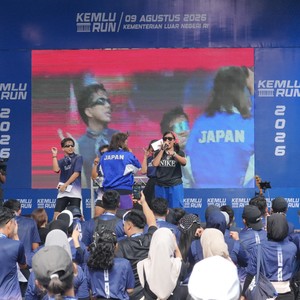 Race photo from KEMLU RUN 2026