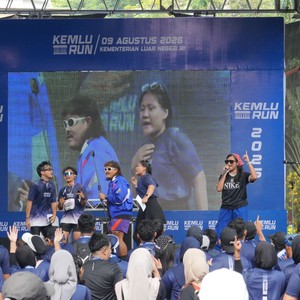 Race photo from KEMLU RUN 2026