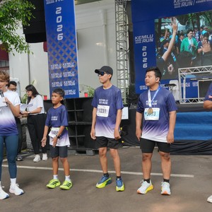 Race photo from KEMLU RUN 2026
